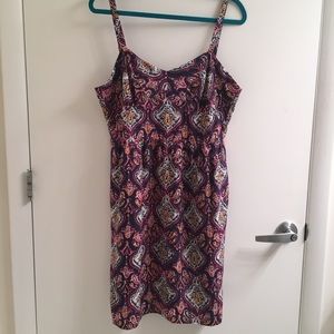 J. Crew factory paisley print dress